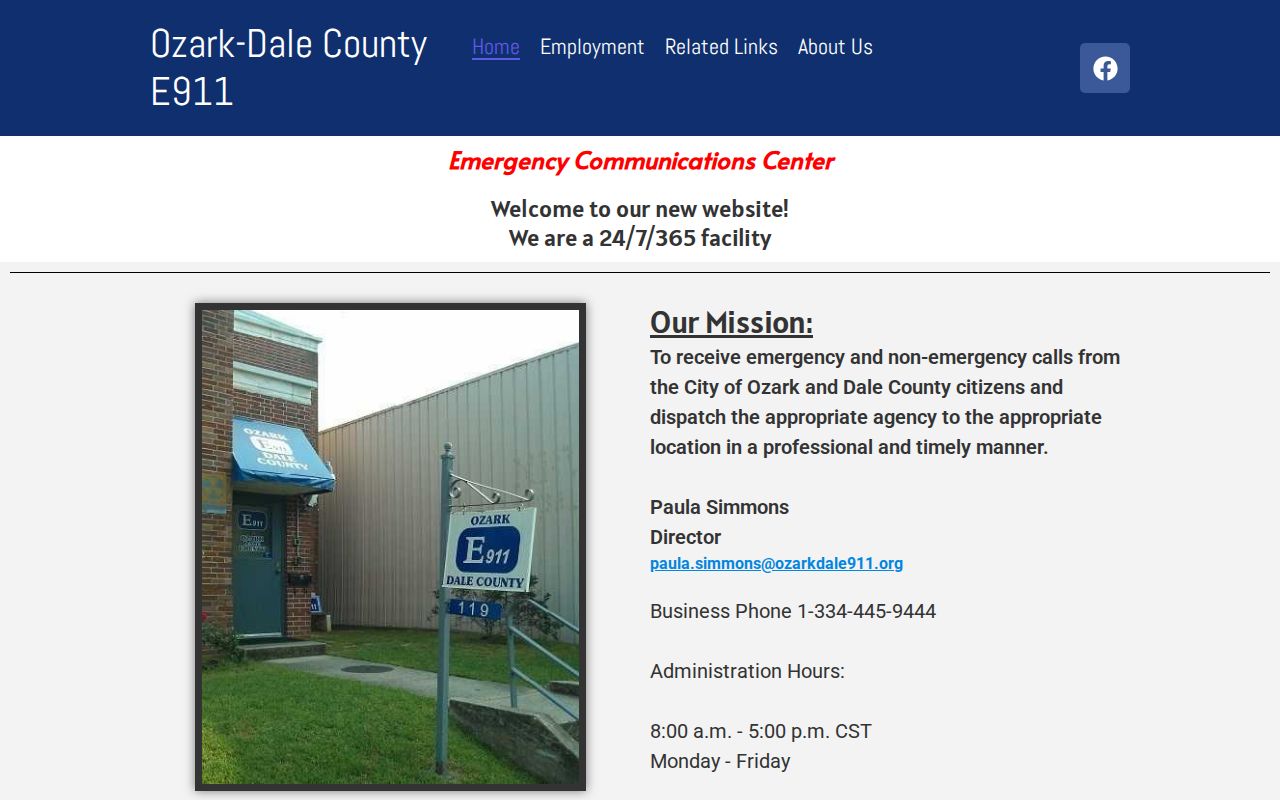 Ozark Dale County E911 arrest record channel