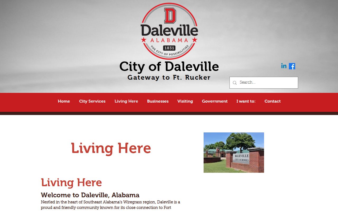 Daleville criminal records City Hall location