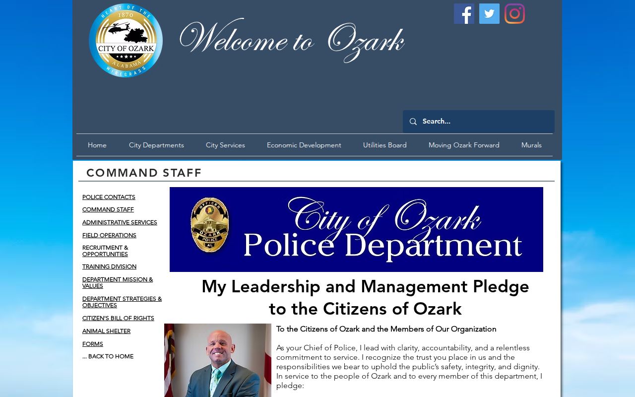 Ozark criminal records fees and fingerprint hours